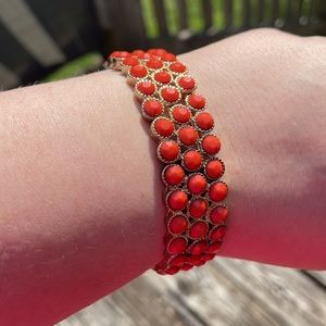 Bracelet with Red Stones